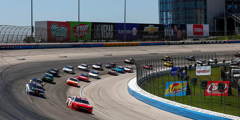 Jesse Love drives during the Andy's Frozen Custard 300