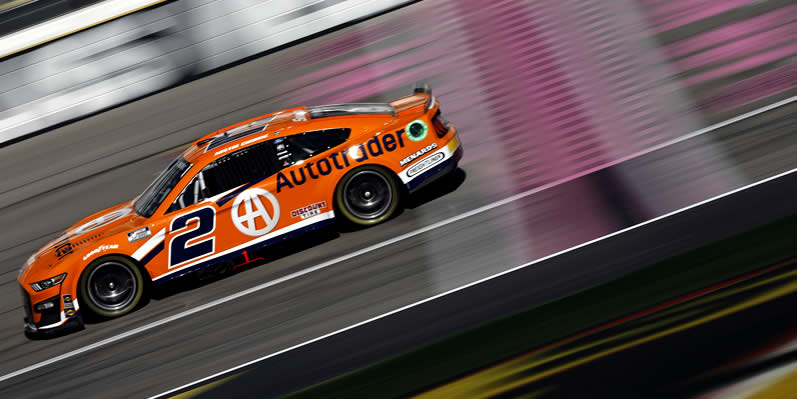 Austin Cindric drives during practice