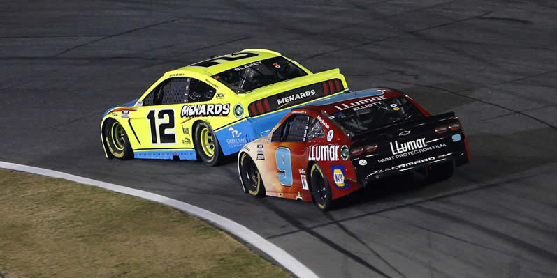 Ryan Blaney and Chase Elliott