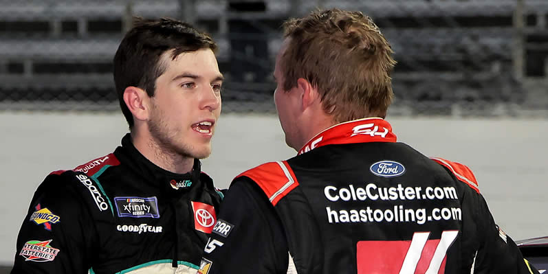 Chandler Smith confronts Cole Custer