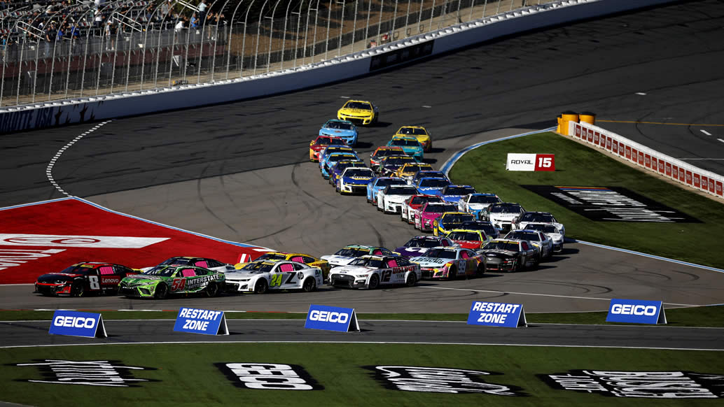 Kyle Busch and Ty Gibbs lead the field