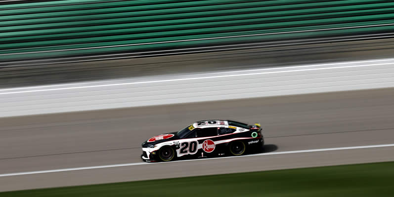 Christopher Bell drives during practice