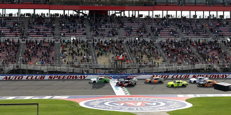 AJ Allmendinger leads the field to start