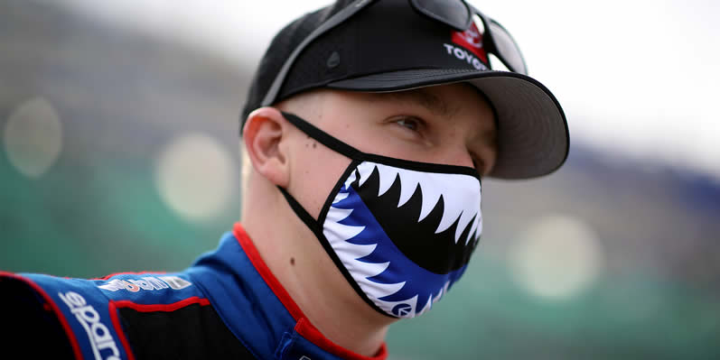  John Hunter Nemechek waits on the grid