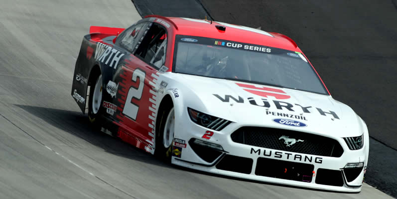 Brad Keselowski drives  at Dover International Speedway