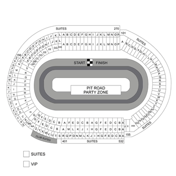 Bristol Motor Speedway (Dirt) seating