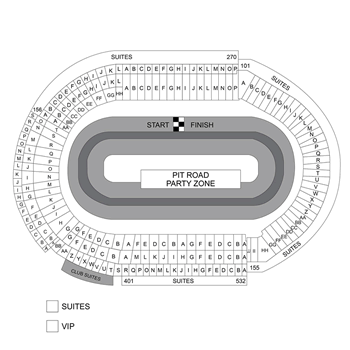 Bristol Motor Speedway seating