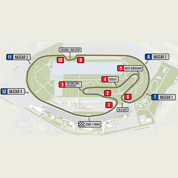 Daytona Road Course seating