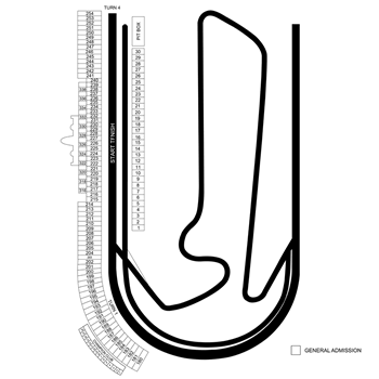 Homestead Miami Speedway seating