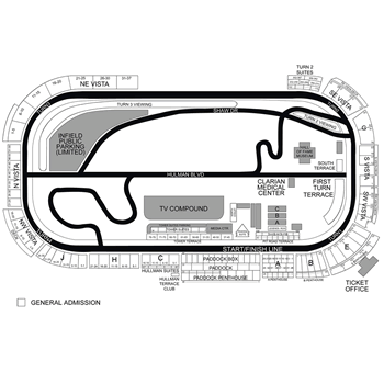 Indianapolis Motor Speedway seating