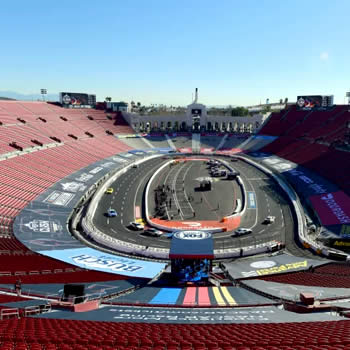 Los Angeles Memorial Coliseum aerial