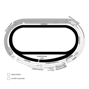 Richmond Raceway seating